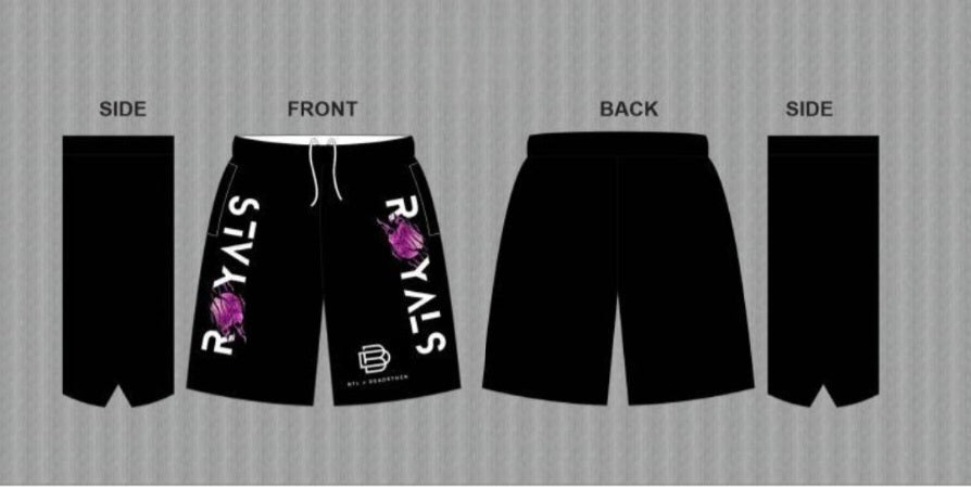 Purple Royals Shorts