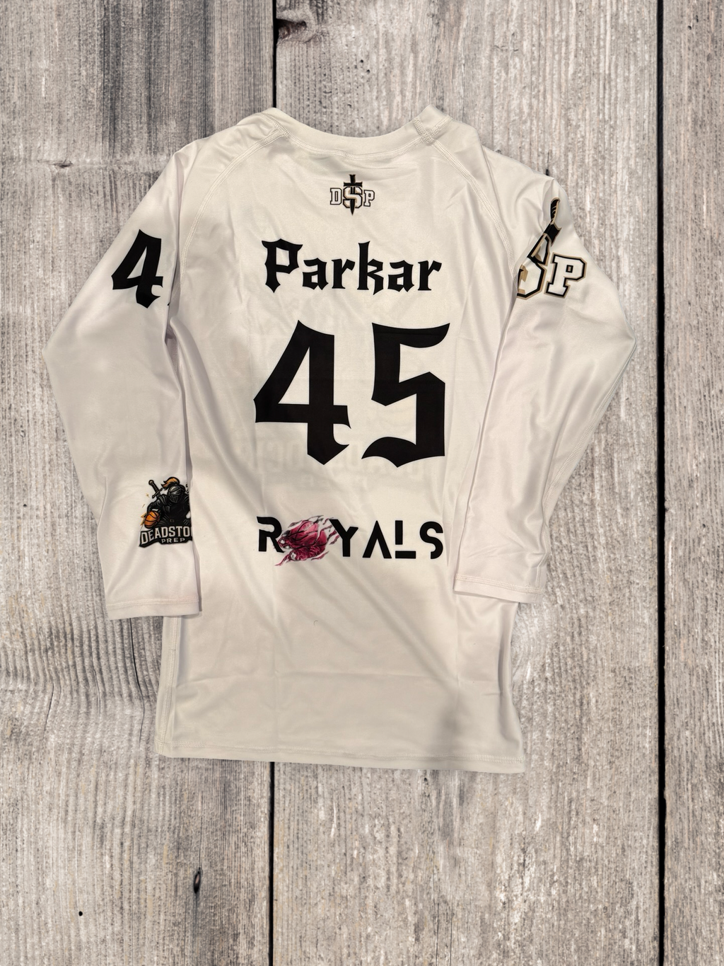 DSP Custom L/S Compression Shirt (White)