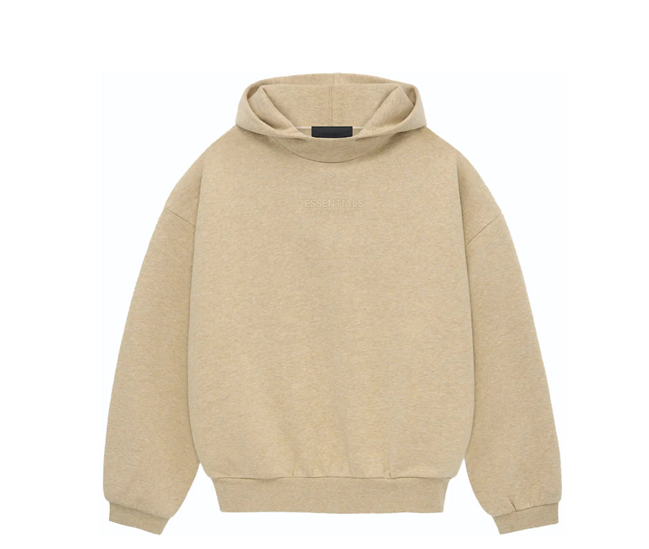 Fear of God Essentials Hoodie Gold Heather - Size XLarge