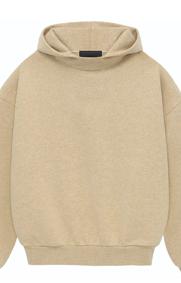 Fear of God Essentials Hoodie Gold Heather - Size XLarge