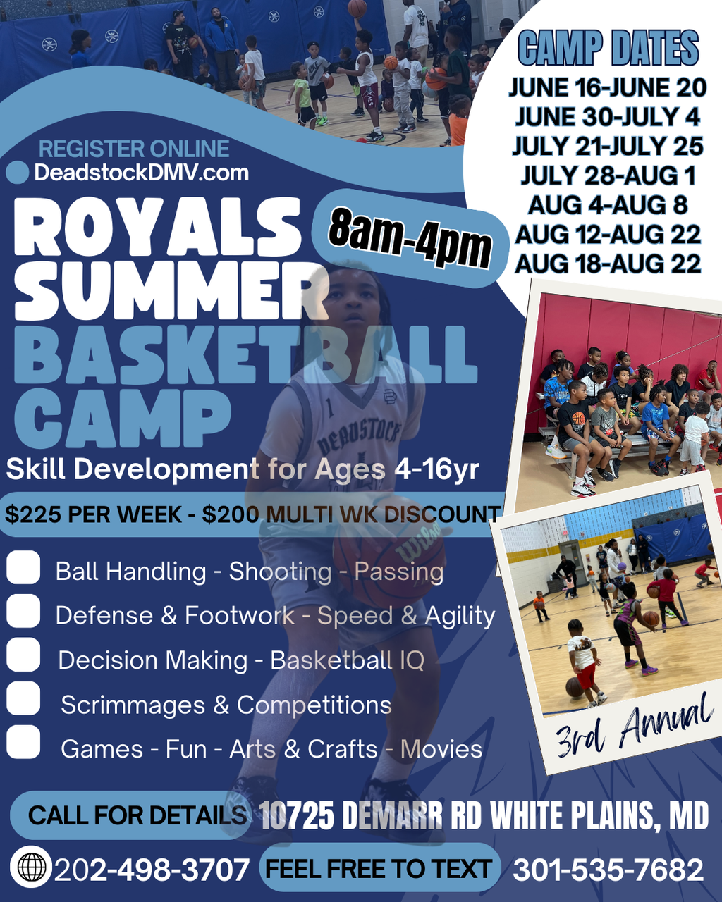 Royals #1 Summer Basketball Camp 3rd Annual