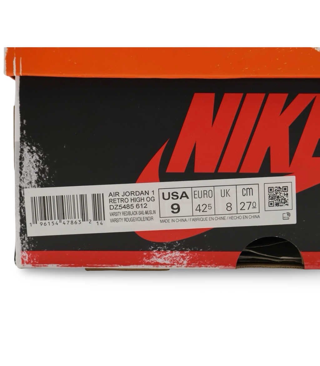 Air Jordan 1 Chicago Lost and Found - Size 9