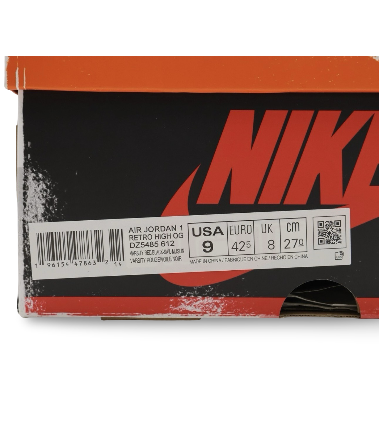 Air Jordan 1 Chicago Lost and Found - Size 9