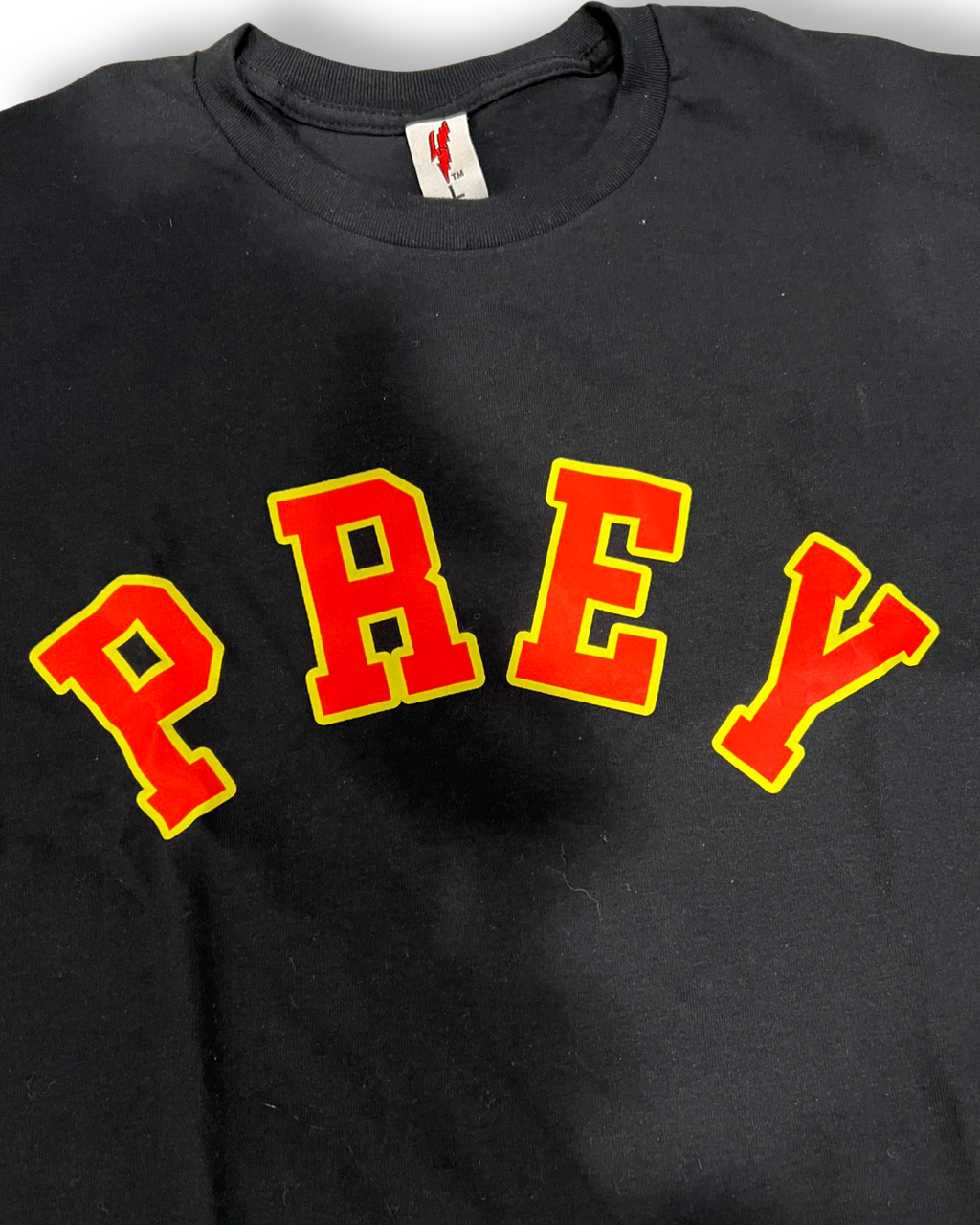 PREY College Tee Black