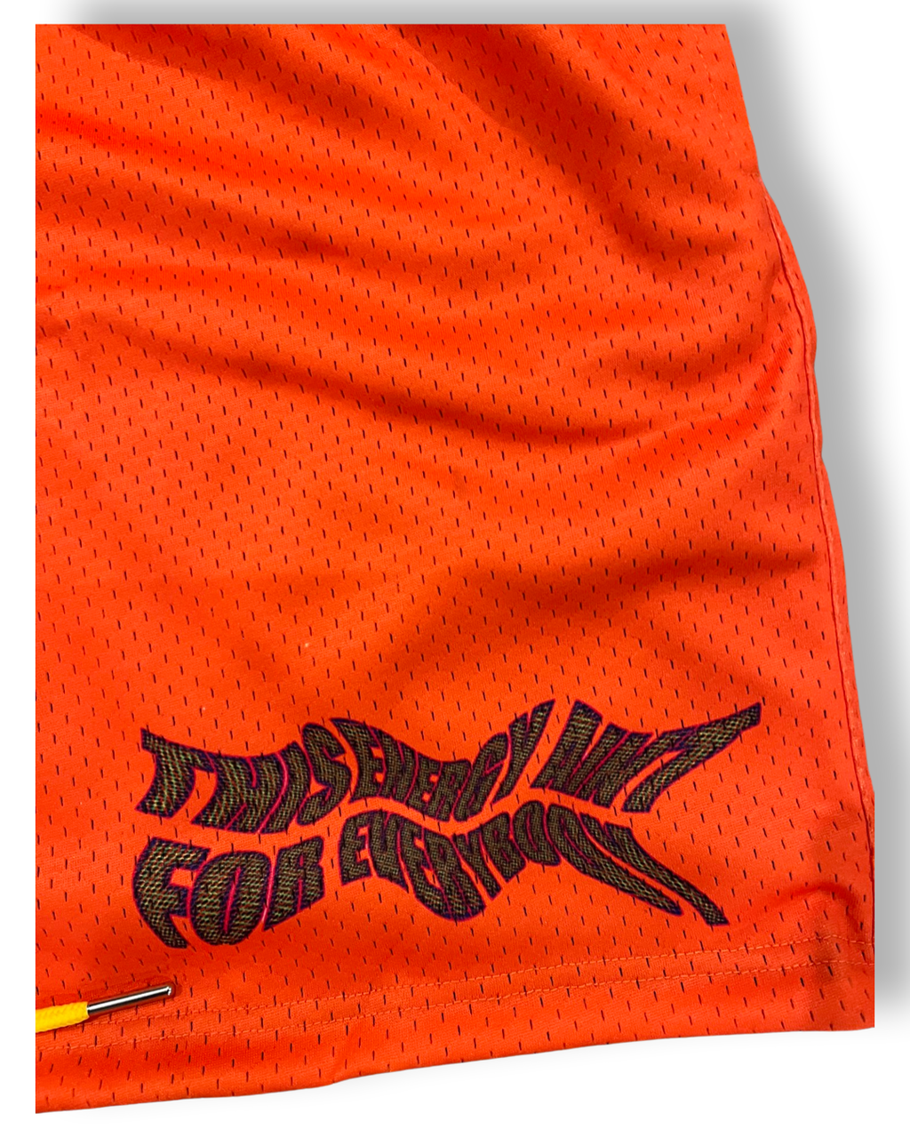 This Energy Anit for Everybody Preyers Club Orange Shorts