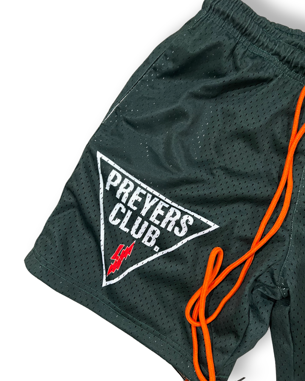 This Energy Anit for Everybody Preyers Club Green Shorts