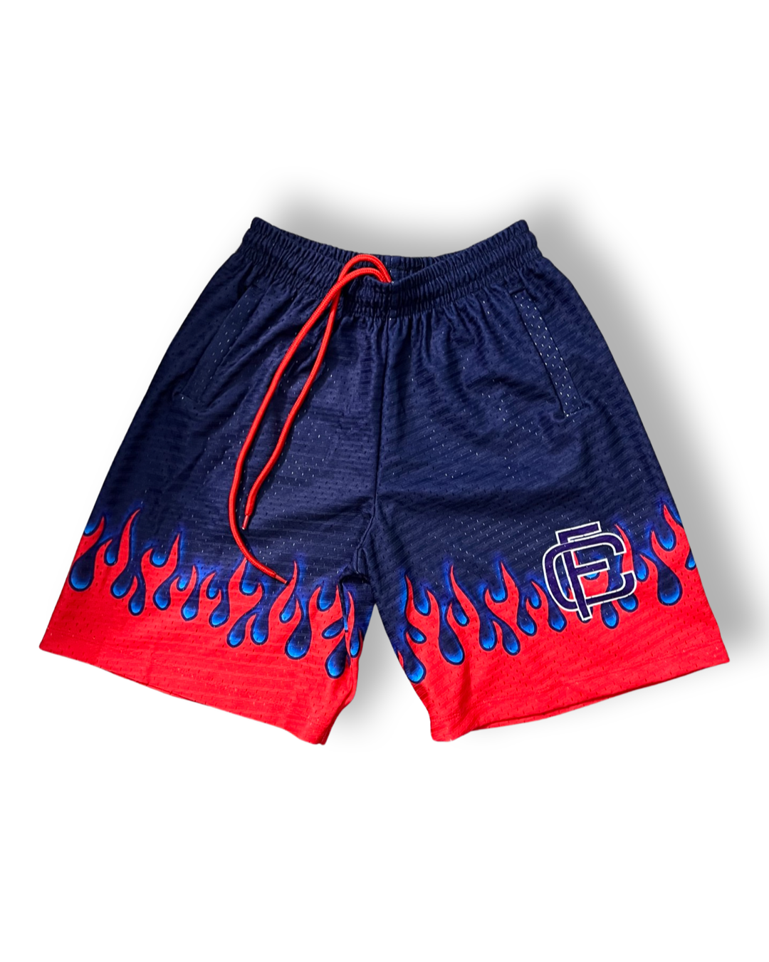Financial è Cool Blue Flame Shorts