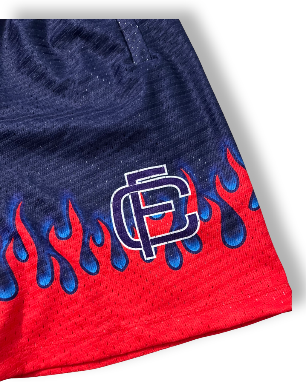 Financial è Cool Blue Flame Shorts