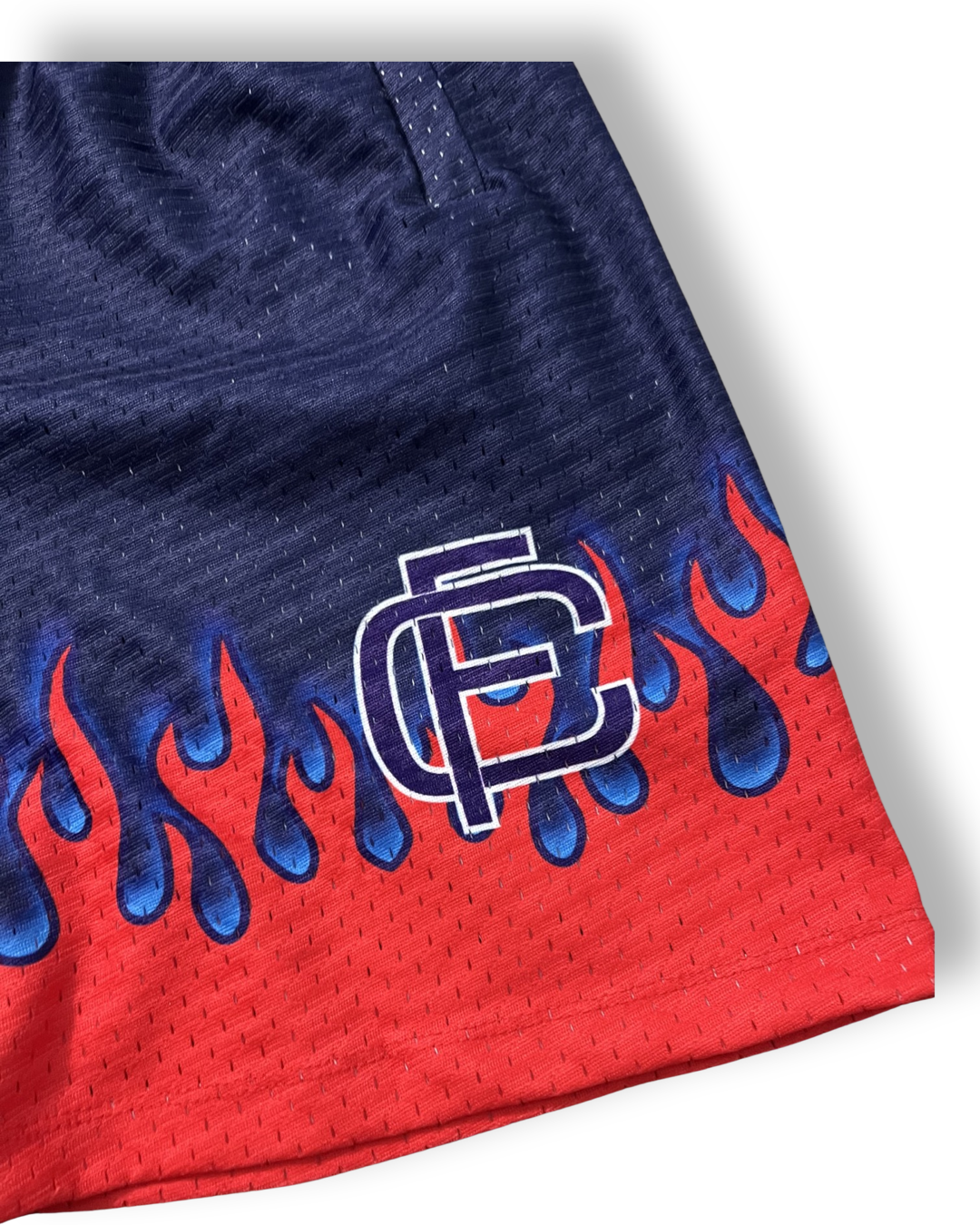 Financial è Cool Blue Flame Shorts