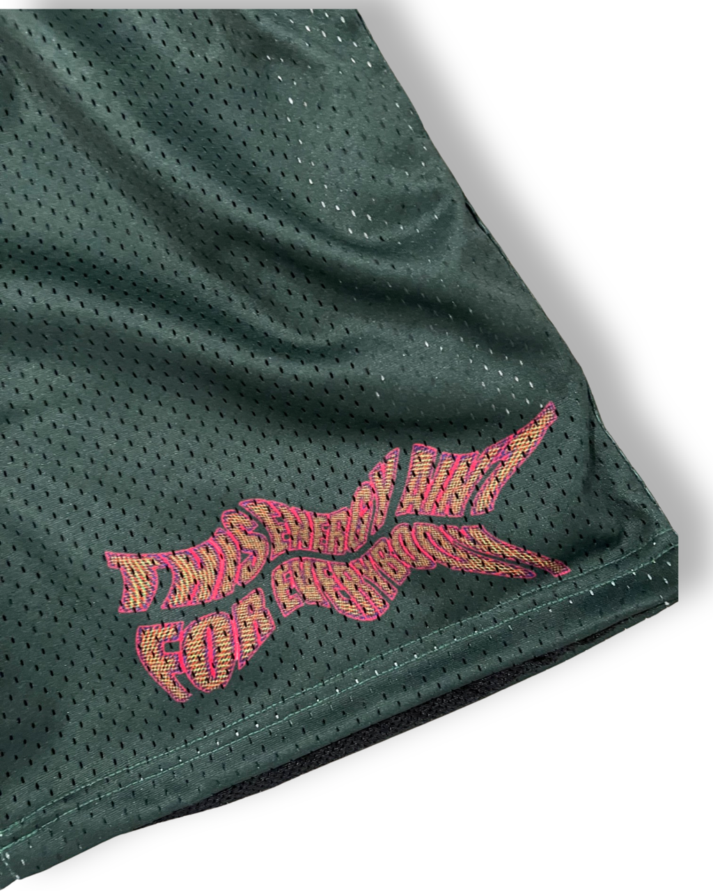 This Energy Anit for Everybody Preyers Club Green Shorts