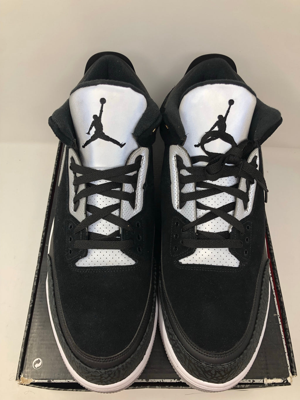 Jordan 3 Retro Tinker Black Cement Gold Size 18