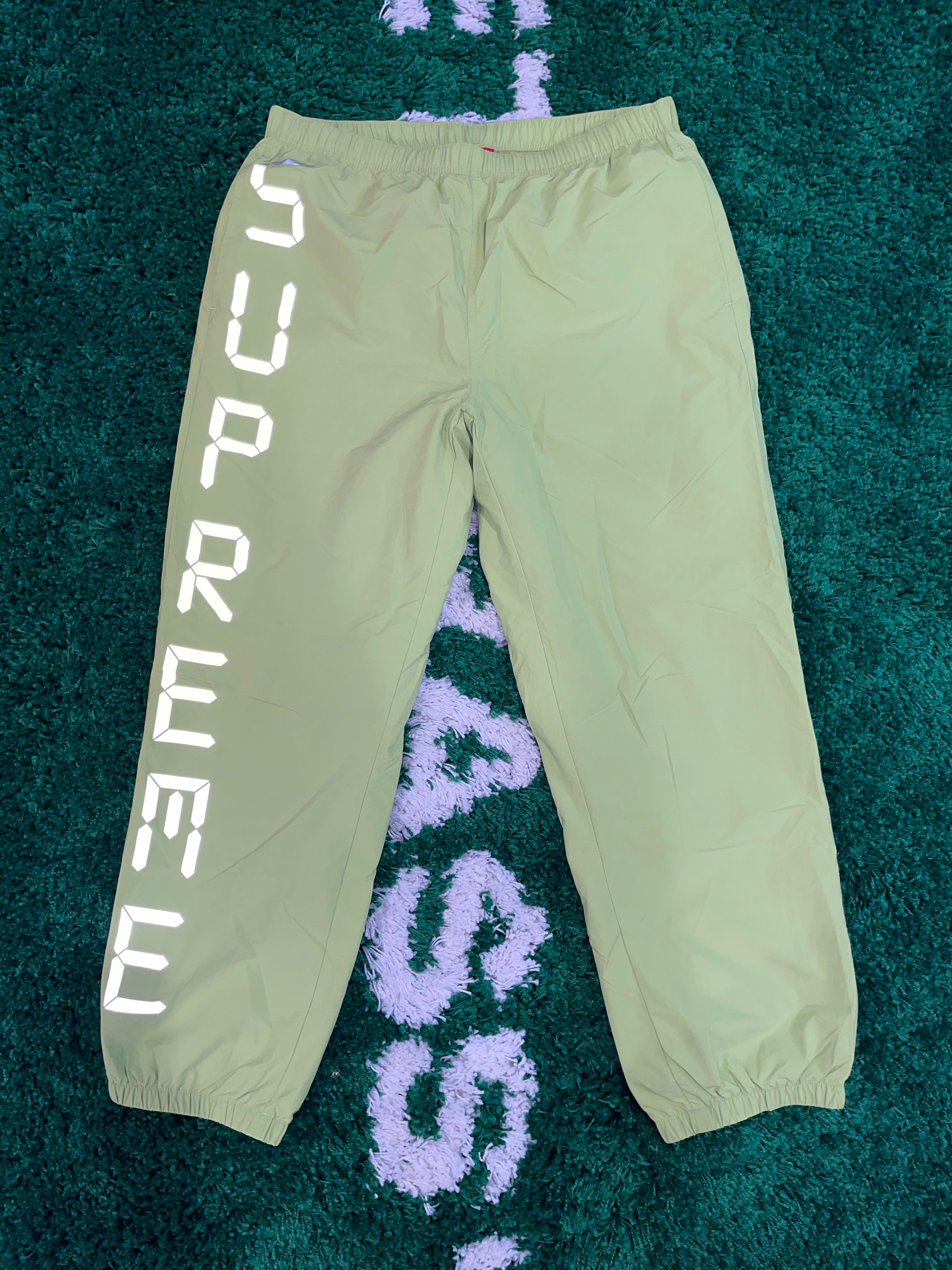 Supreme Digital Logo Track Pants (Yellow)