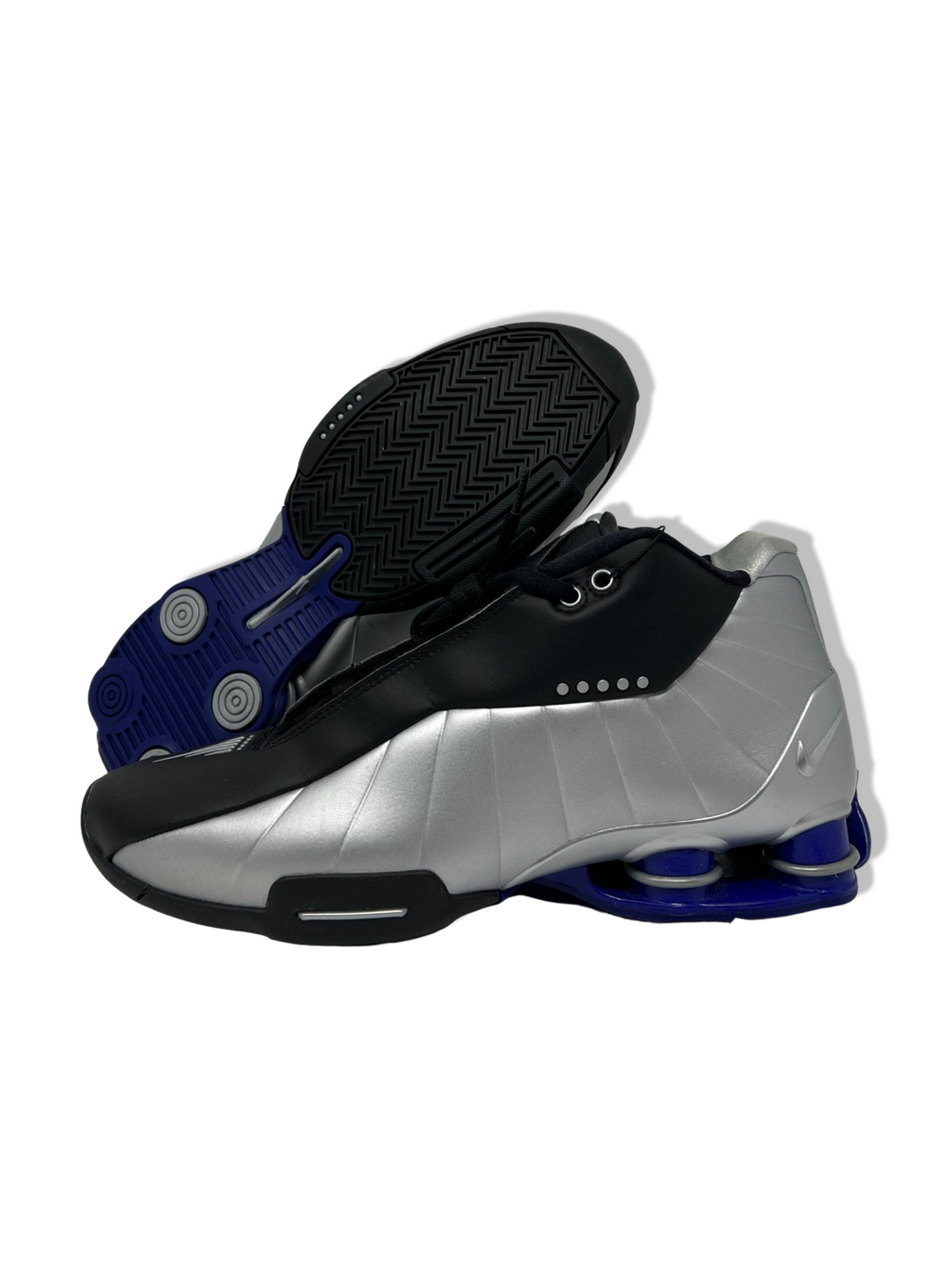 Nike Shox BB4 Black Silver Lapis - Size 8