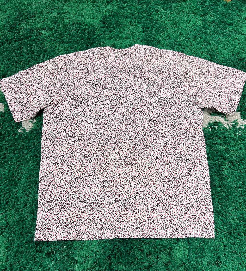 Supreme Small Box Logo “Pink Leopard” Sz S