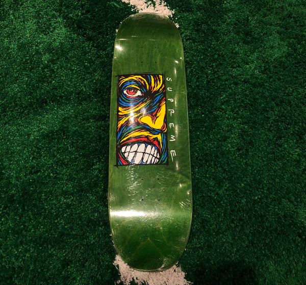 Supreme Lime Disturbed Skateboard Deck